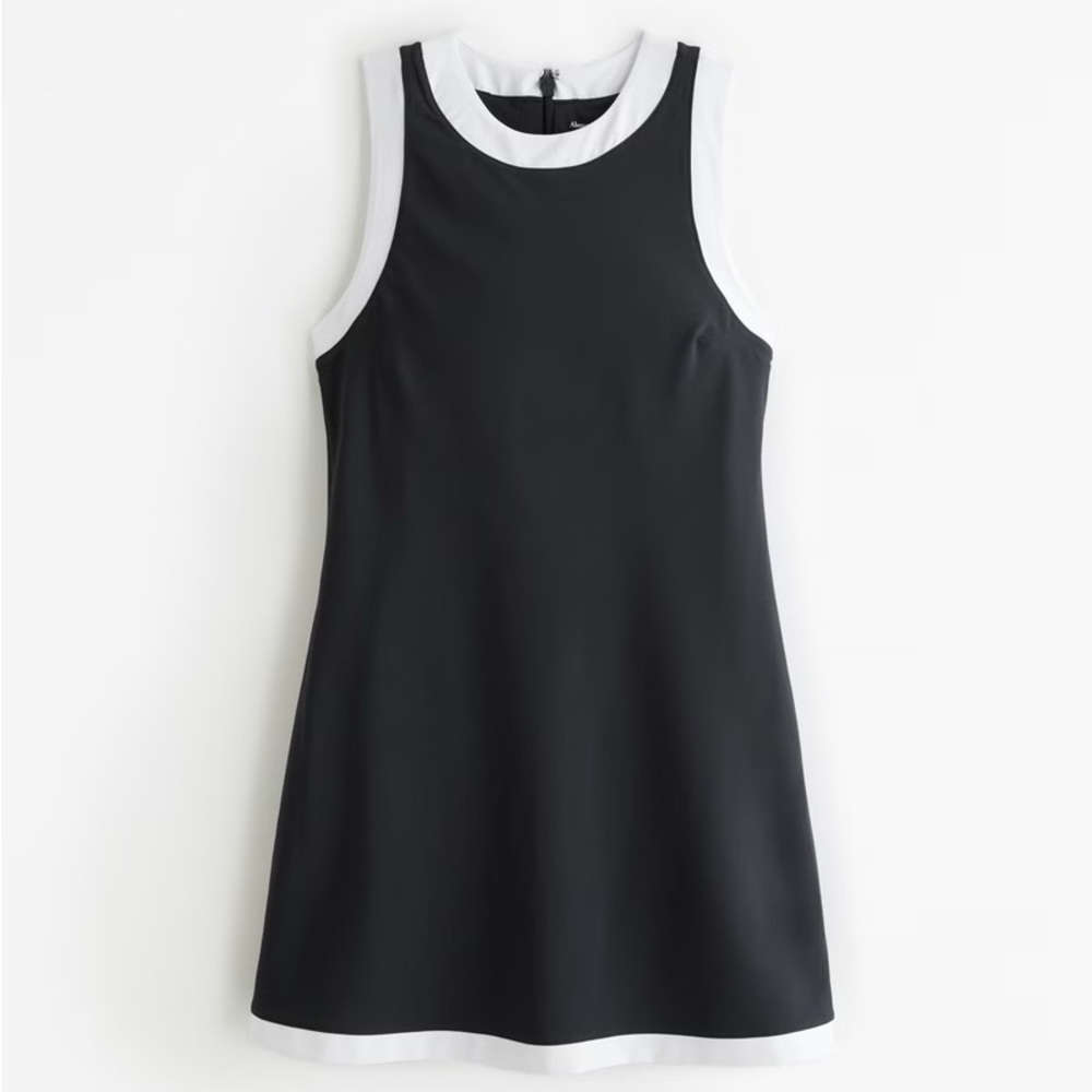 Abercrombie and Fitch High-Neck Traveler Mini Dress $70 Retail Sold Out